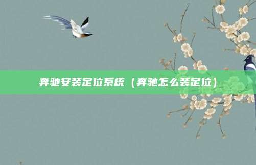 奔驰安装定位系统（奔驰怎么装定位）