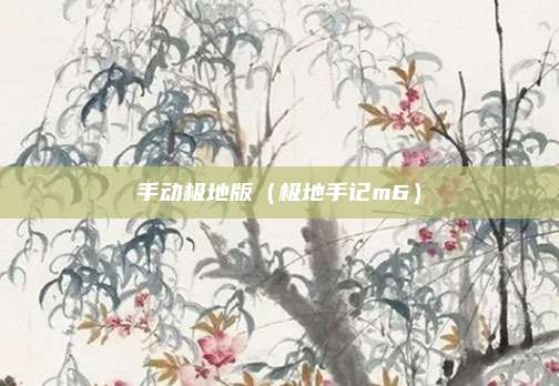 手动极地版（极地手记m6）