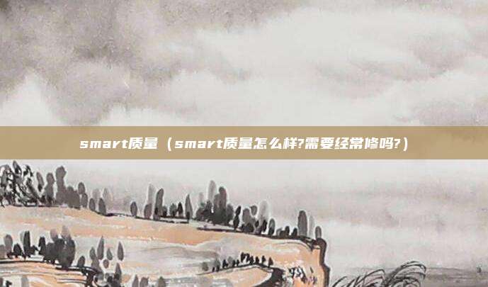 smart质量（smart质量怎么样?需要经常修吗?）