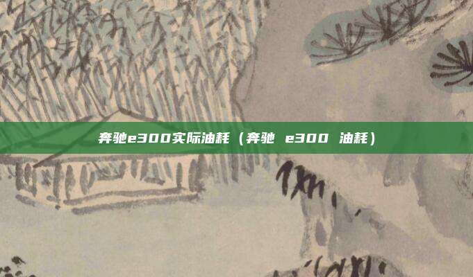 奔驰e300实际油耗（奔驰 e300 油耗）