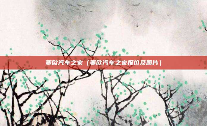 赛欧汽车之家（赛欧汽车之家报价及图片）