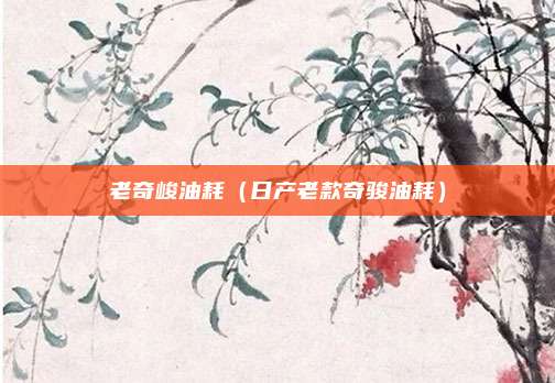老奇峻油耗(日产老款奇骏油耗)