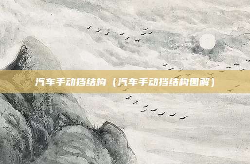 汽车手动挡结构（汽车手动挡结构图解）