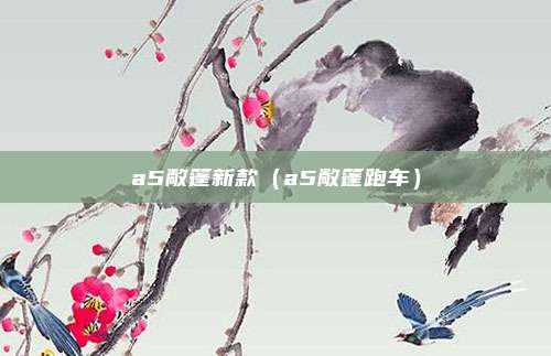 a5敞篷新款（a5敞篷跑车）