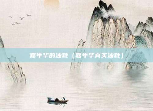 嘉年华的油耗（嘉年华真实油耗）