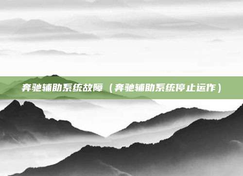 奔驰辅助系统故障(奔驰辅助系统停止运作)