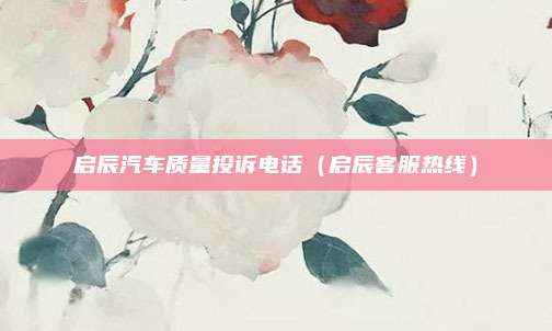启辰汽车质量投诉电话（启辰客服热线）