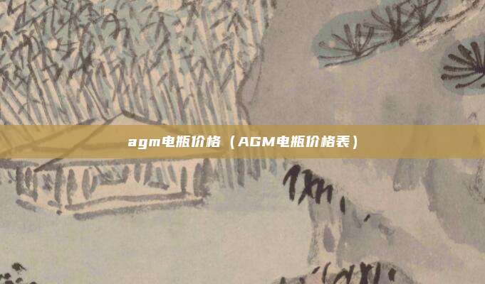agm电瓶价格（AGM电瓶价格表）