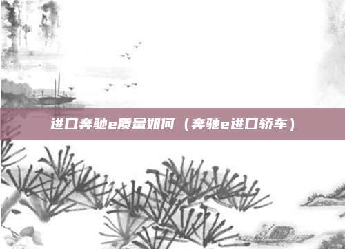 进口奔驰e质量如何（奔驰e进口轿车）