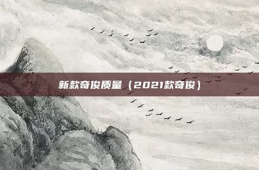 新款奇俊质量（2021款奇俊）