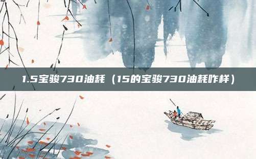 1.5宝骏730油耗（15的宝骏730油耗咋样）